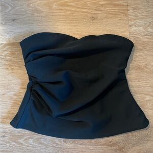 Abercrombie & Fitch Black Strapless Top